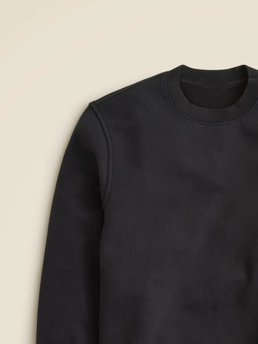 Black Crew Neck Sweatshirt