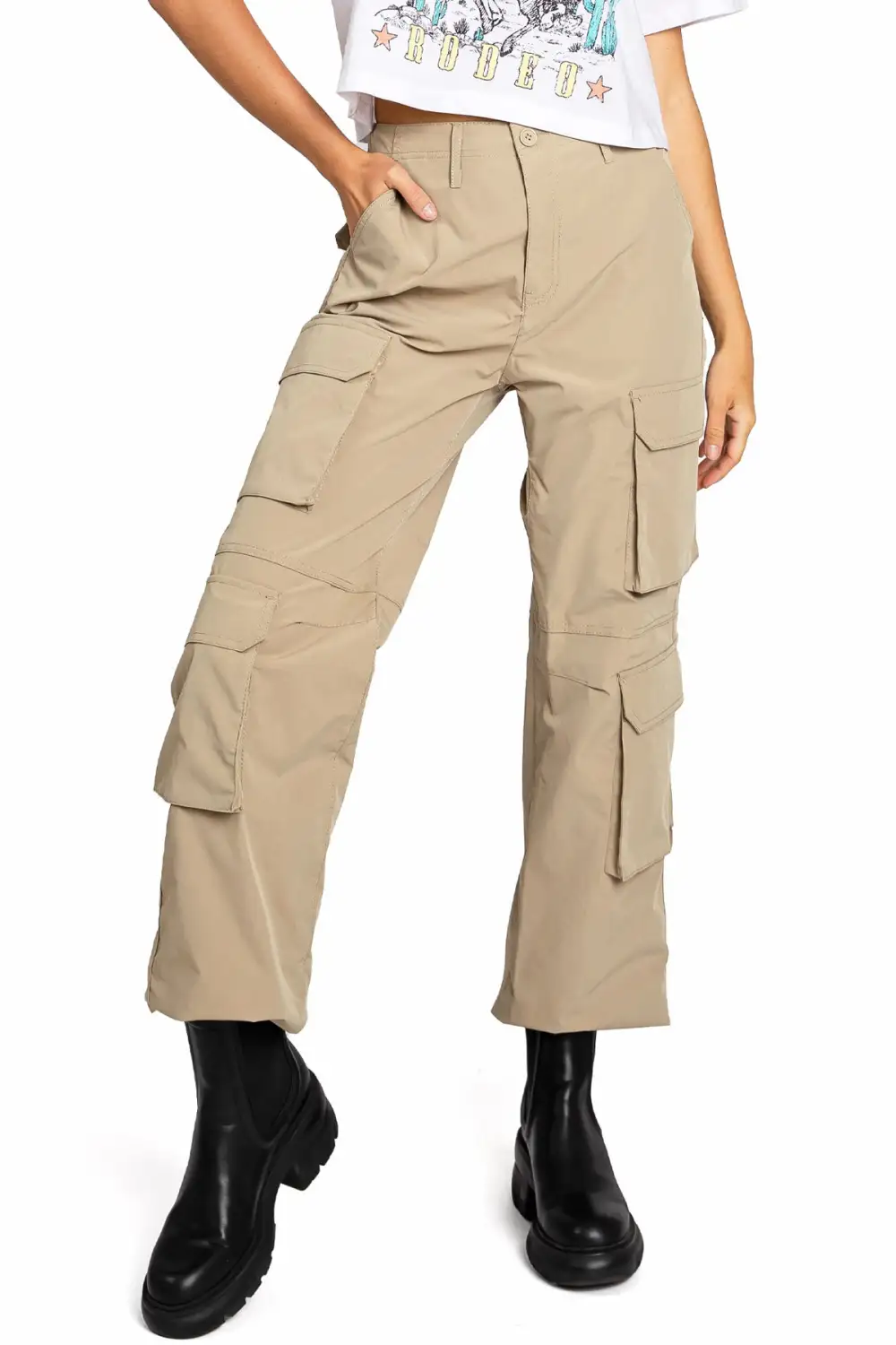 Cargo Pocket Skater Pants