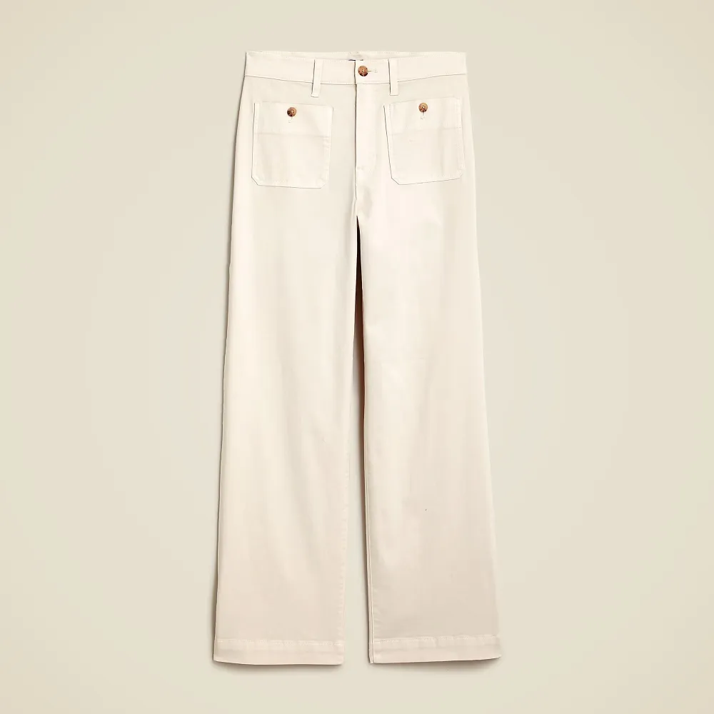 Sailor Slim Wide-Leg Chino Pants