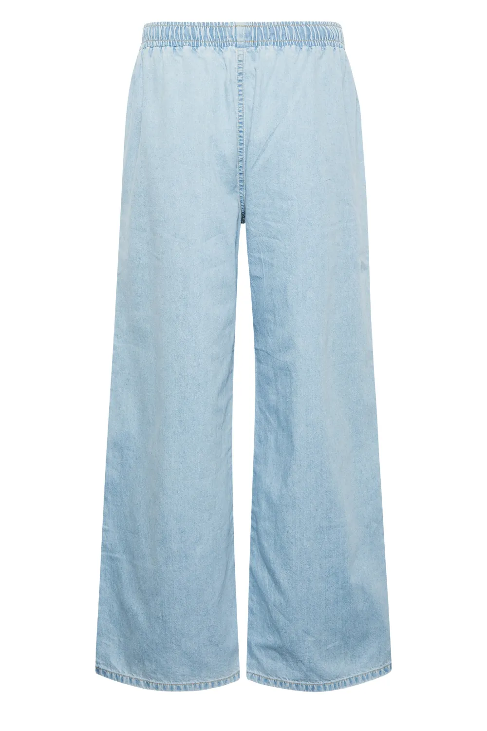 LTS Tall Light Blue Drawstring Wide Leg Jeans