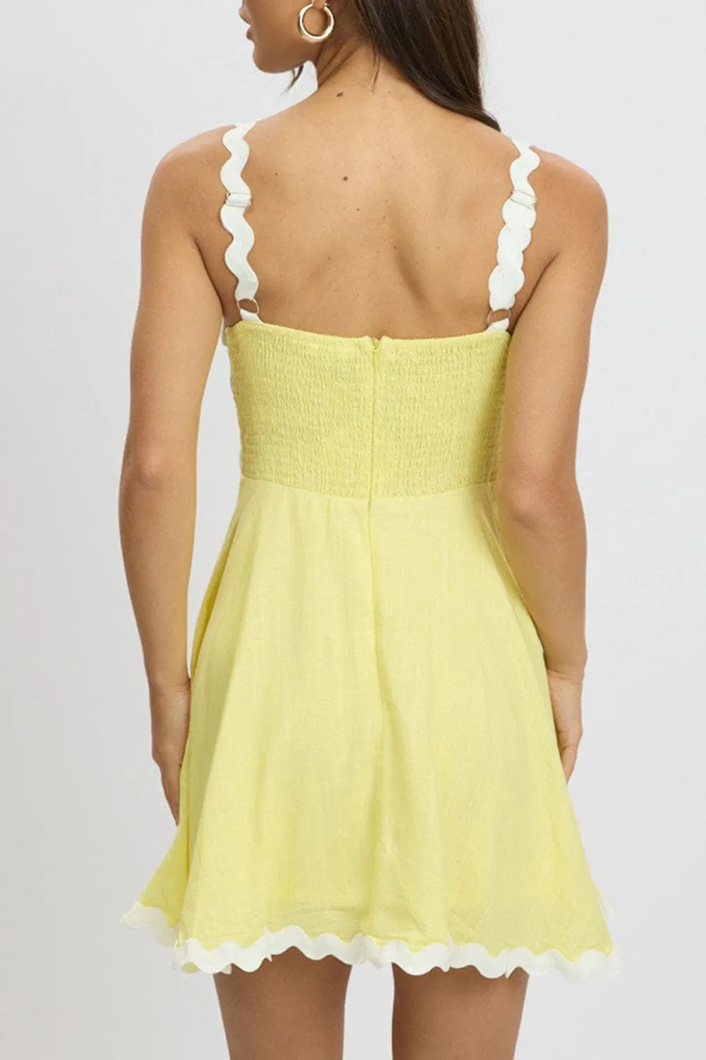 Yellow Fit And Flare Dress Ric Rac Mini