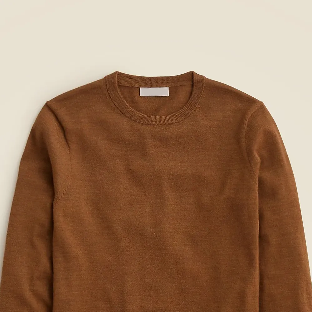 Ribbed Cashmere Cropped Crewneck Sweaters
