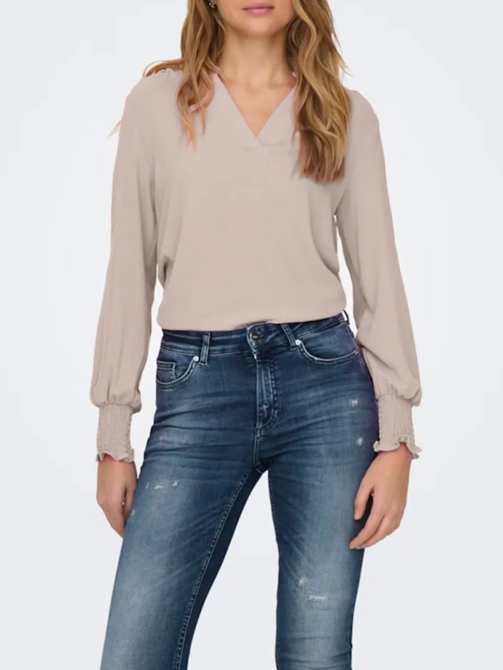 Long Sleeve Casual Style Blouses
