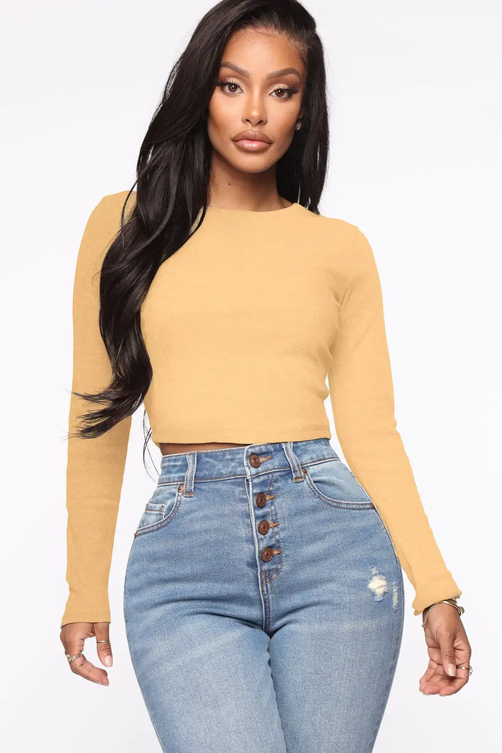 Waiting For You Tee - Mustard