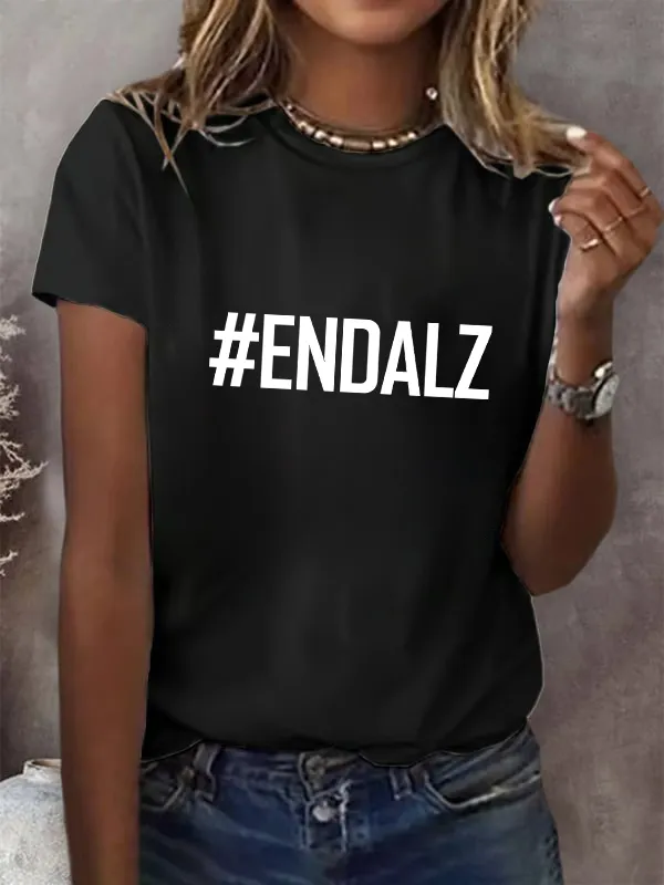 Women'S Alzheimers Awareness Casual T-Shirt