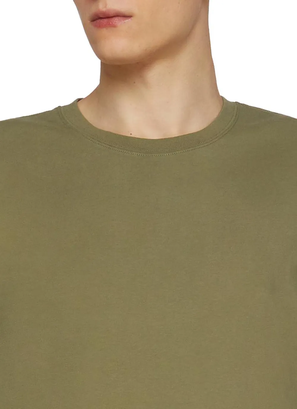 American Retro Soft Slim Olive Green T-Shirts