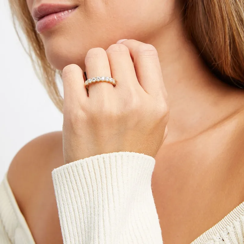 THE LEO Ideal Cut Diamond Anniversary Band 1 ct tw 14K Yellow Gold