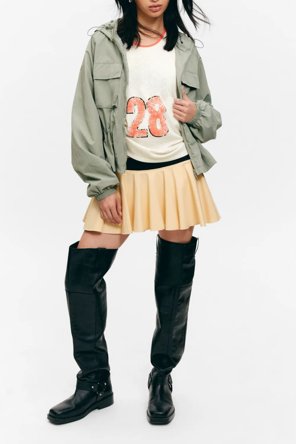 Zip Up Hooded Jacket