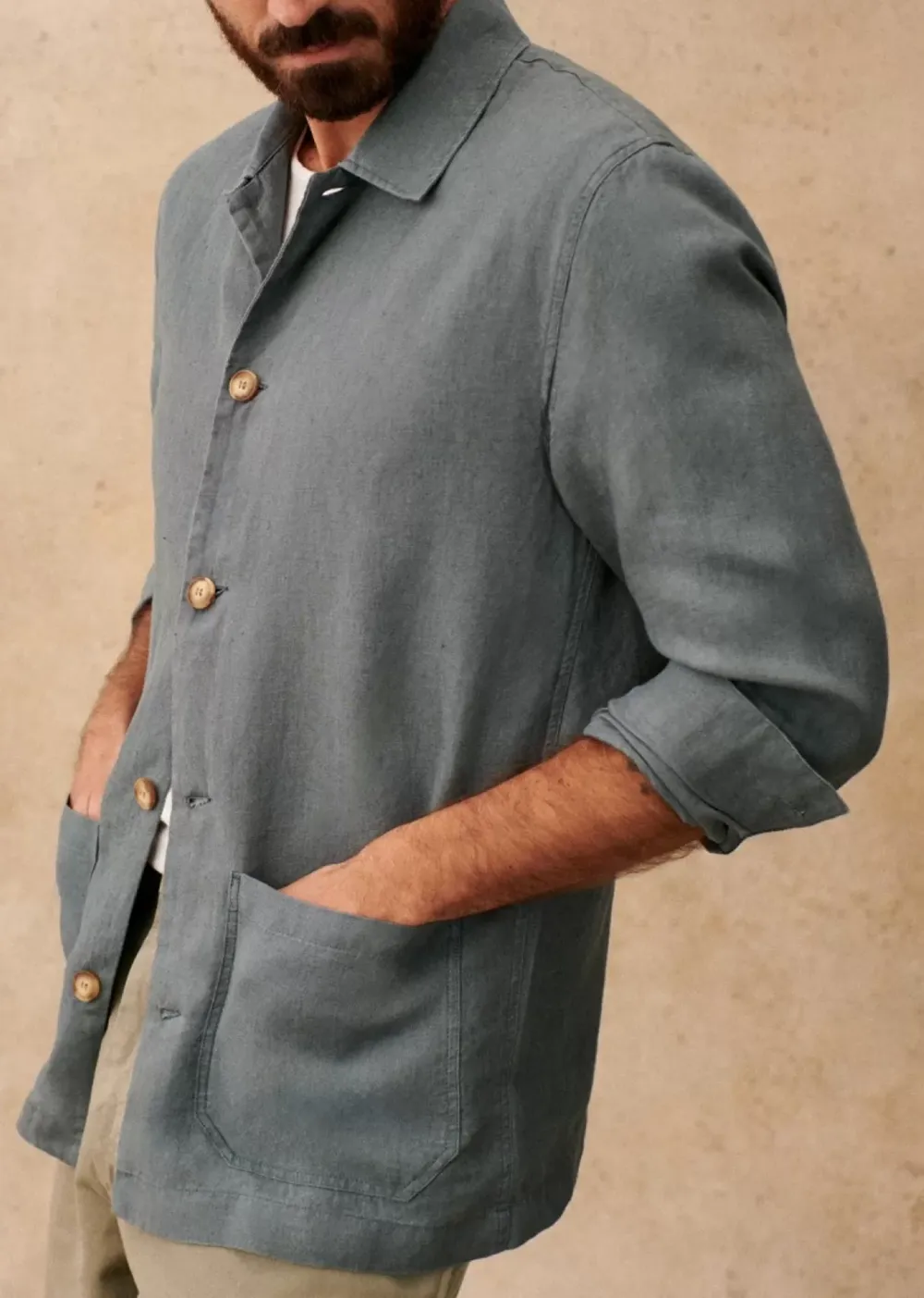 Lapel Slight Stretch Jacket