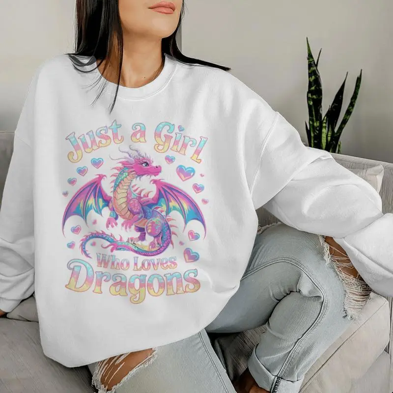 Just A Girl Who Loves Dragons Women Sweatshirt