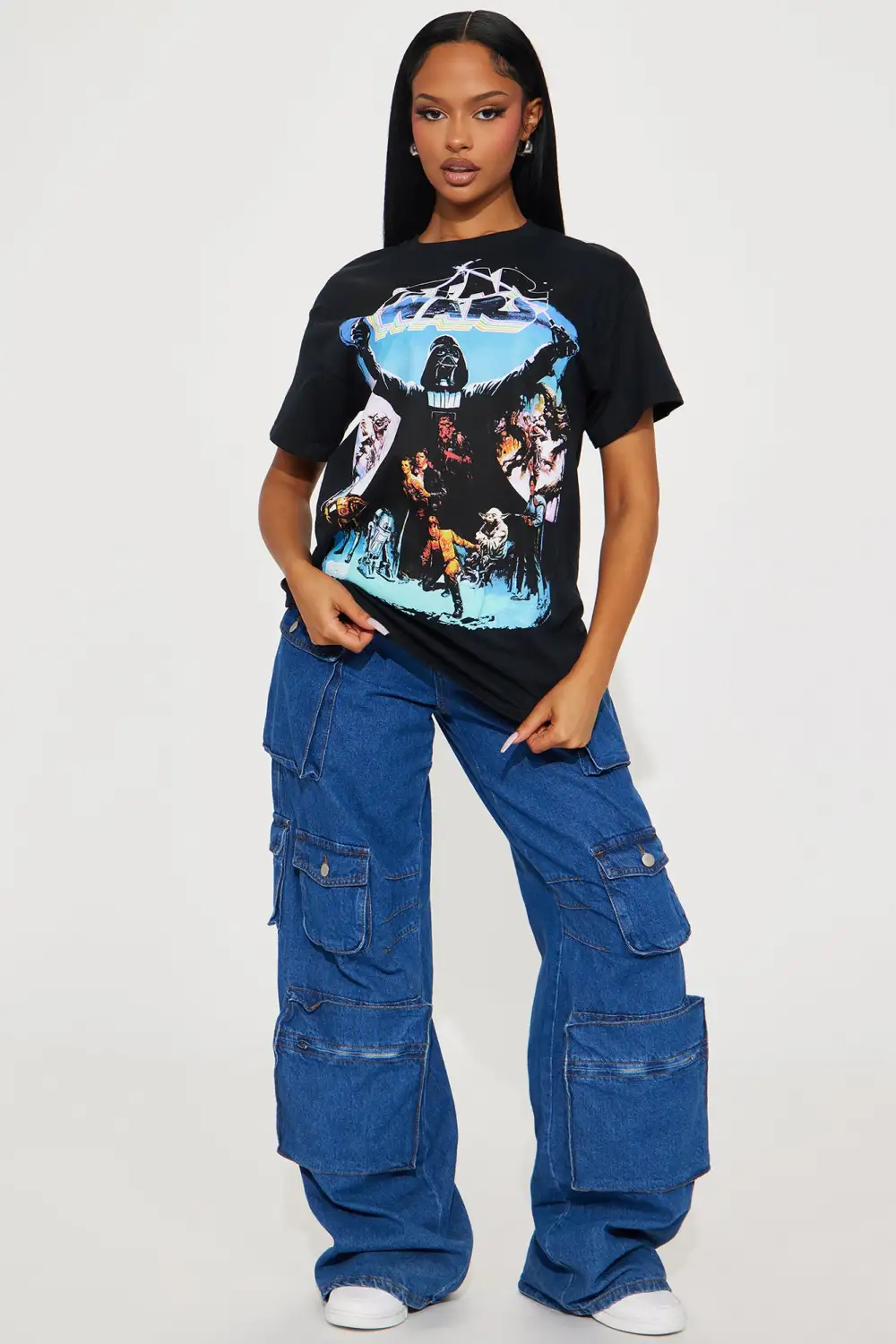 Dark Side Star Wars Graphic Tshirt - Black