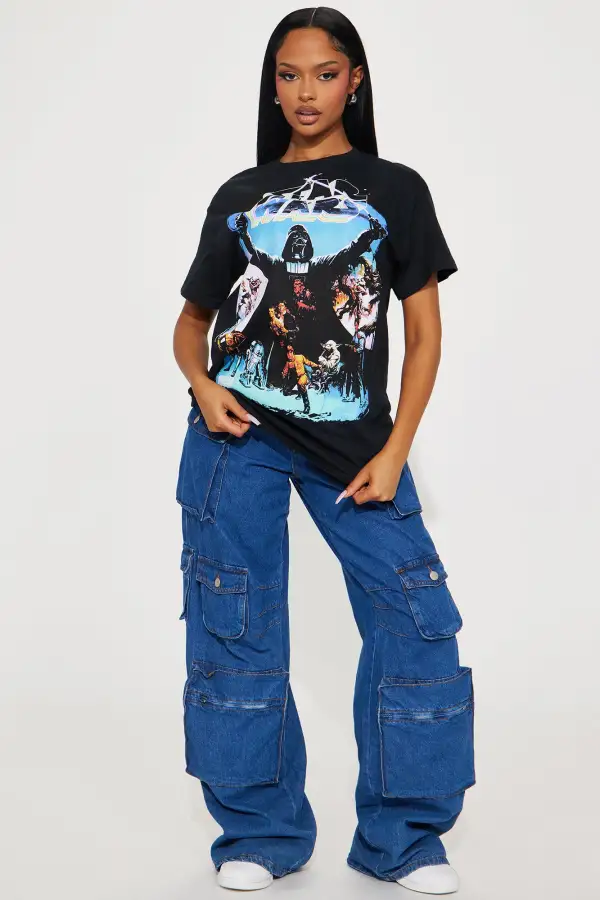 Dark Side Star Wars Graphic Tshirt - Black