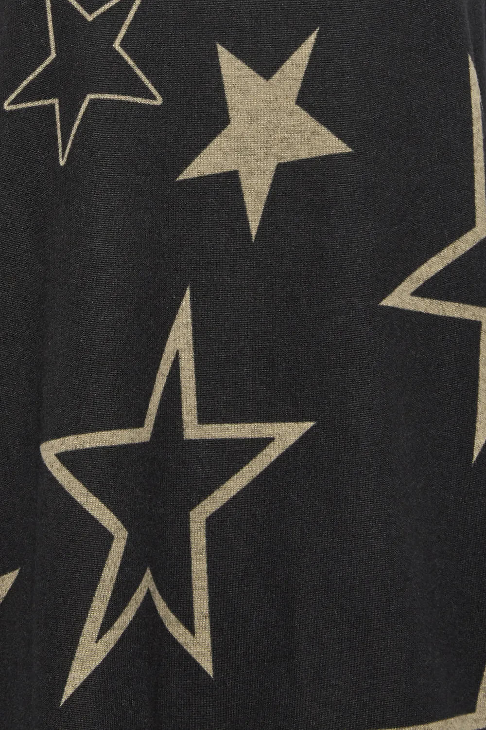 M&Co Black Star Print Jumper