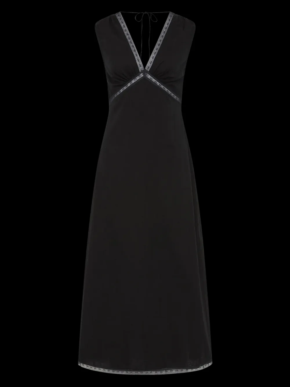 Casual Style Maxi Dress Black