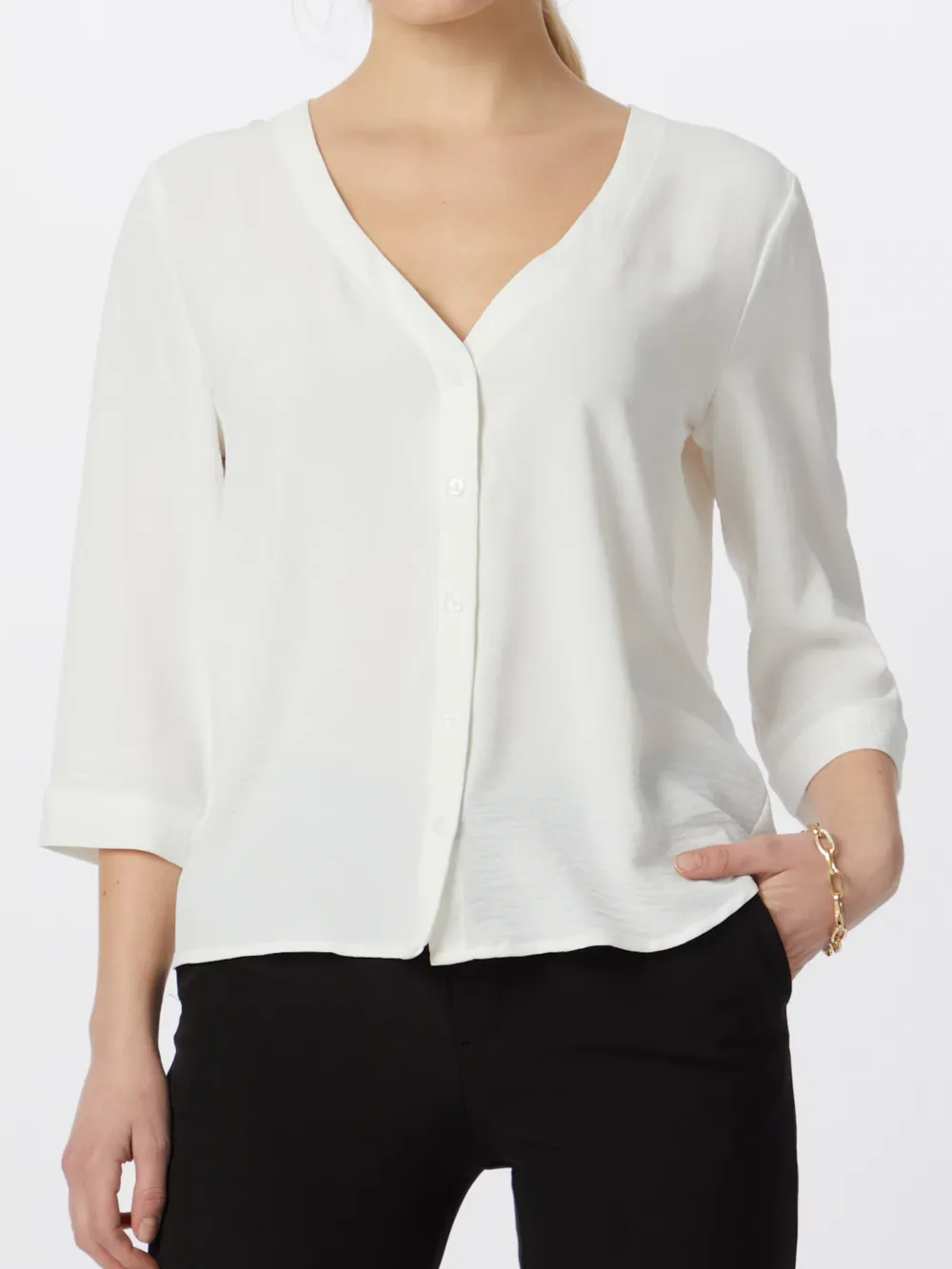 Light Fabric Casual Style Short Sleeve Blouses