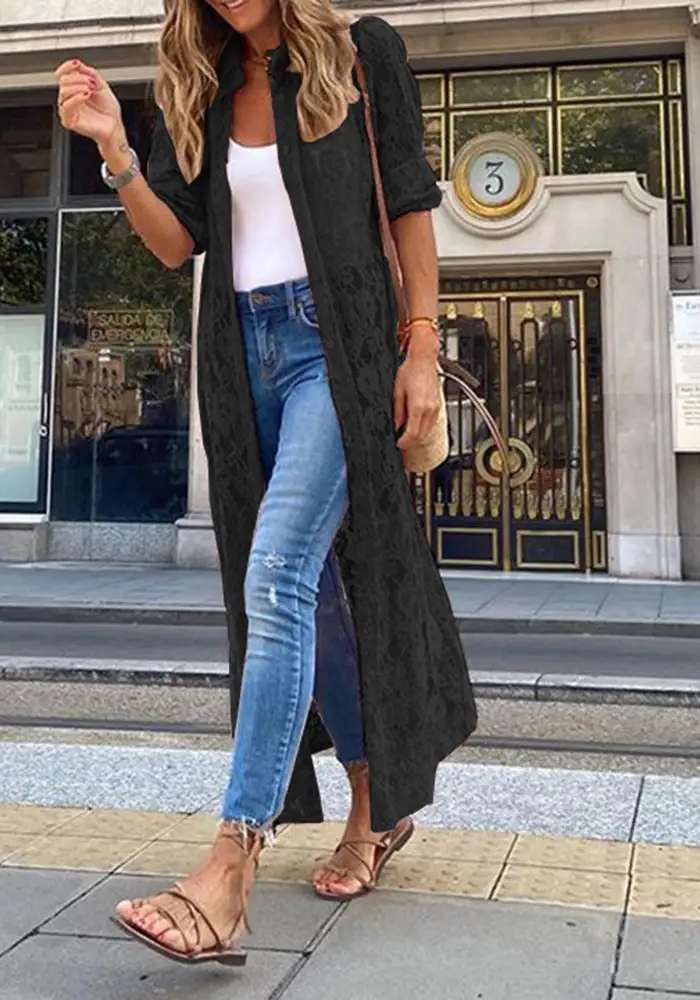 Take In The Magic Lace Casual Shirt