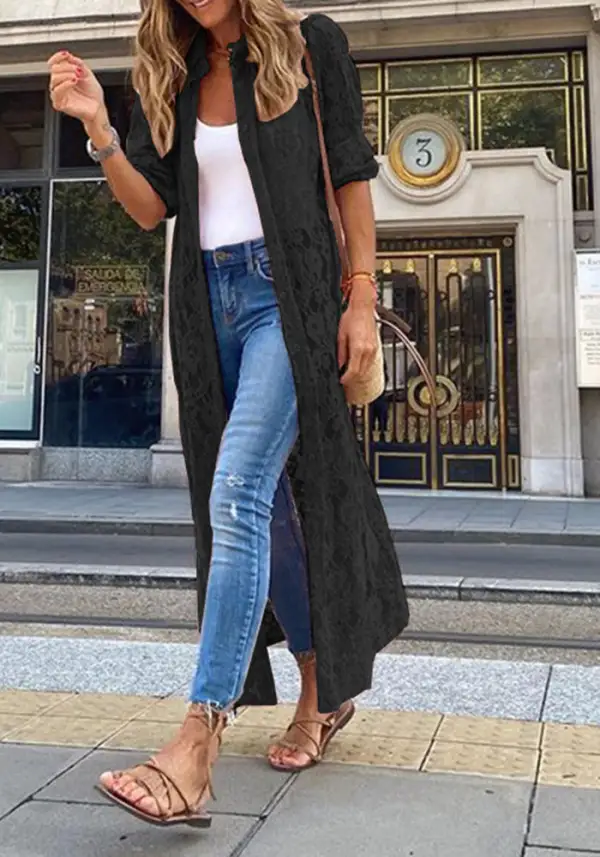 Take In The Magic Lace Casual Shirt