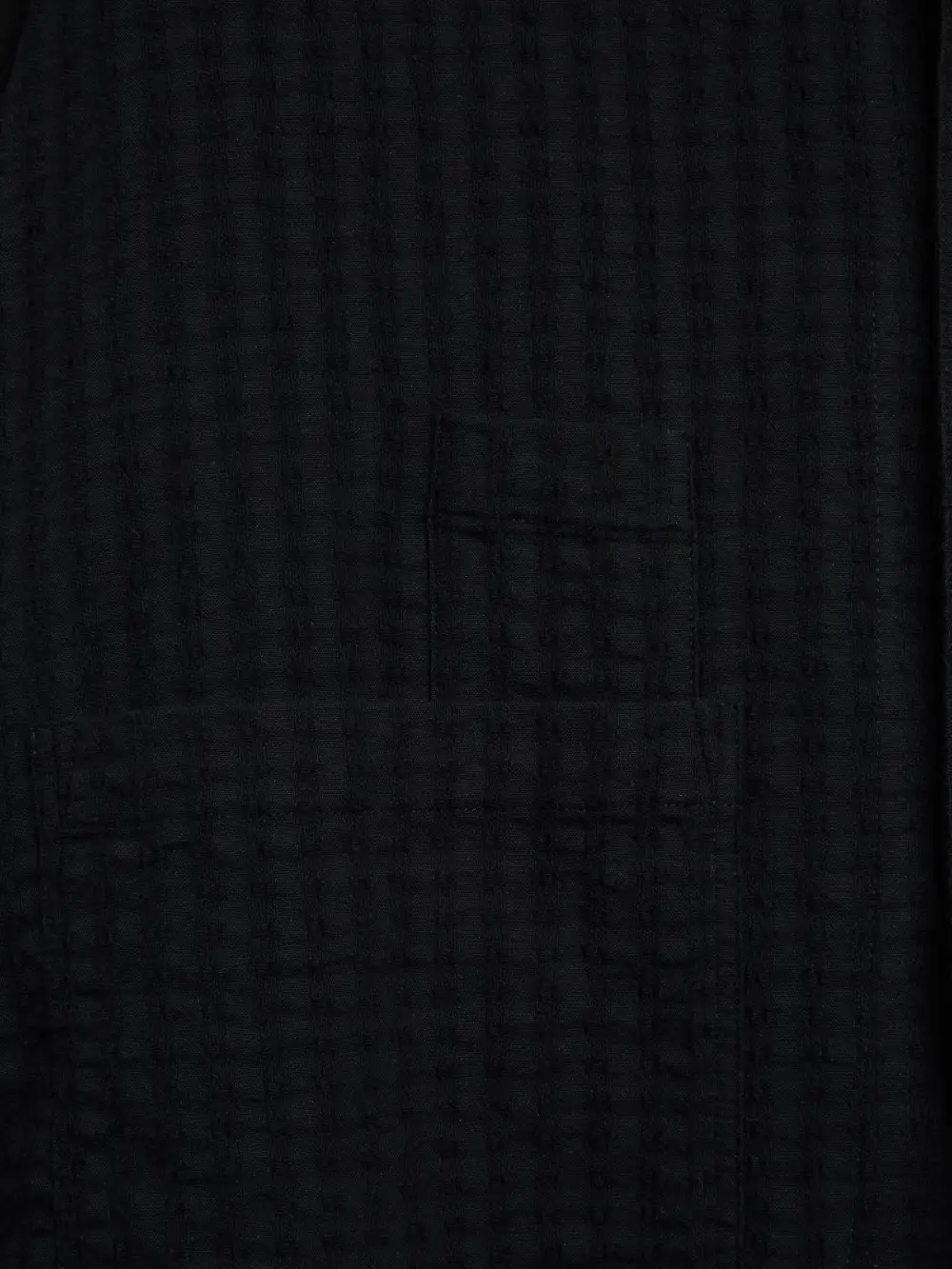 Black Long Sleeve Cotton Shirt Jacket