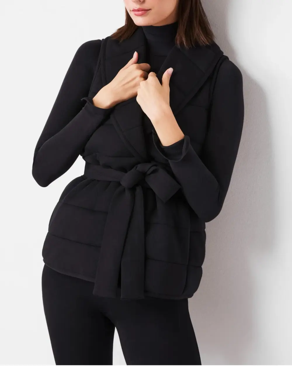 Plain Casual Puffy Vest