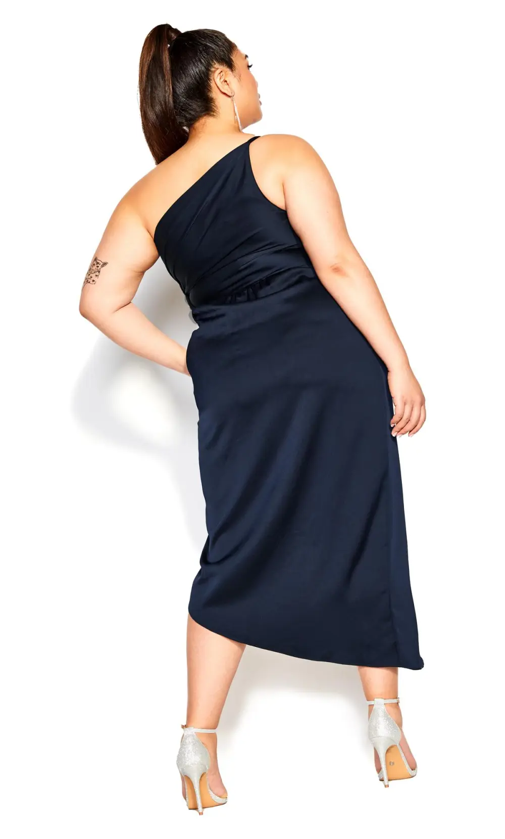 Evans Navy Sensual Dress
