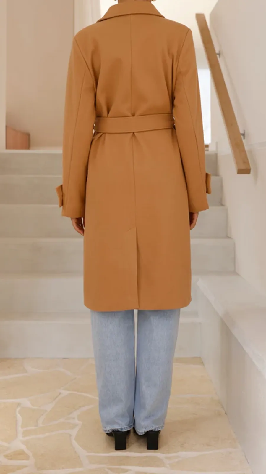 Padded Casual Long Jacket