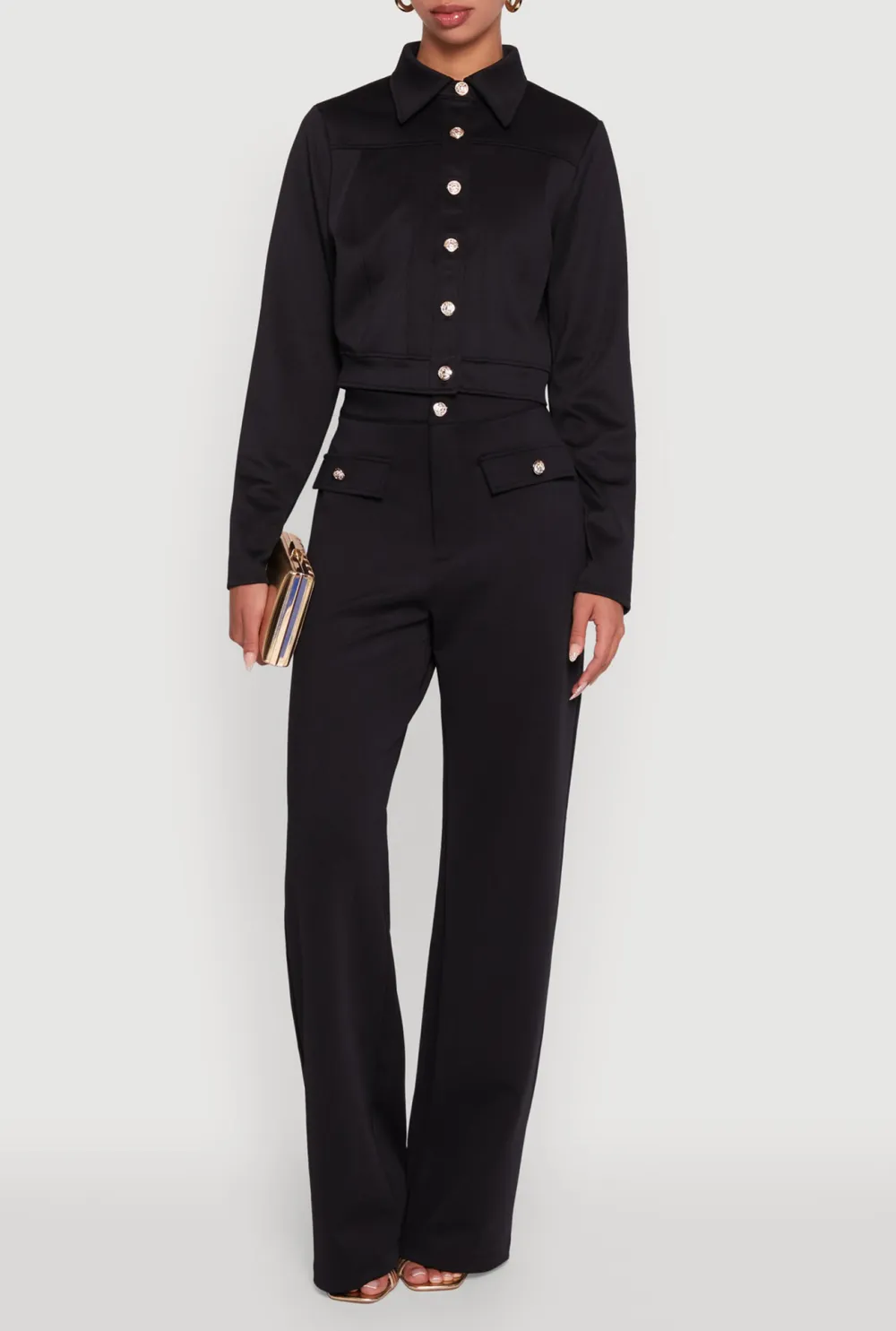 Short Shirt Collar Jacket