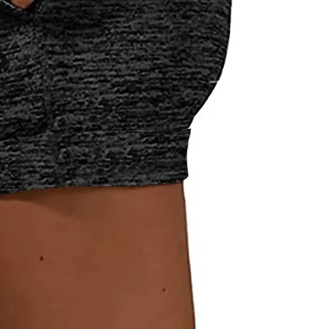 Women's Drawstring Yoga Shorts Quick-drying Solid Colored Elastic Running Bottom Contrasting Colors Pants