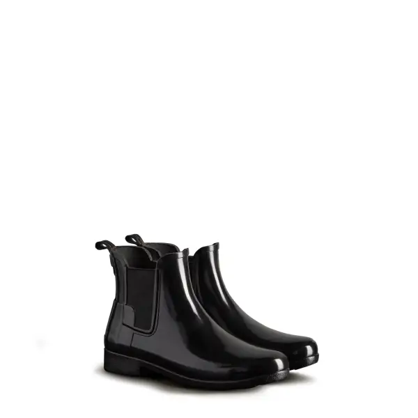 Women's Refined Slim Fit Gloss Chelsea Boots