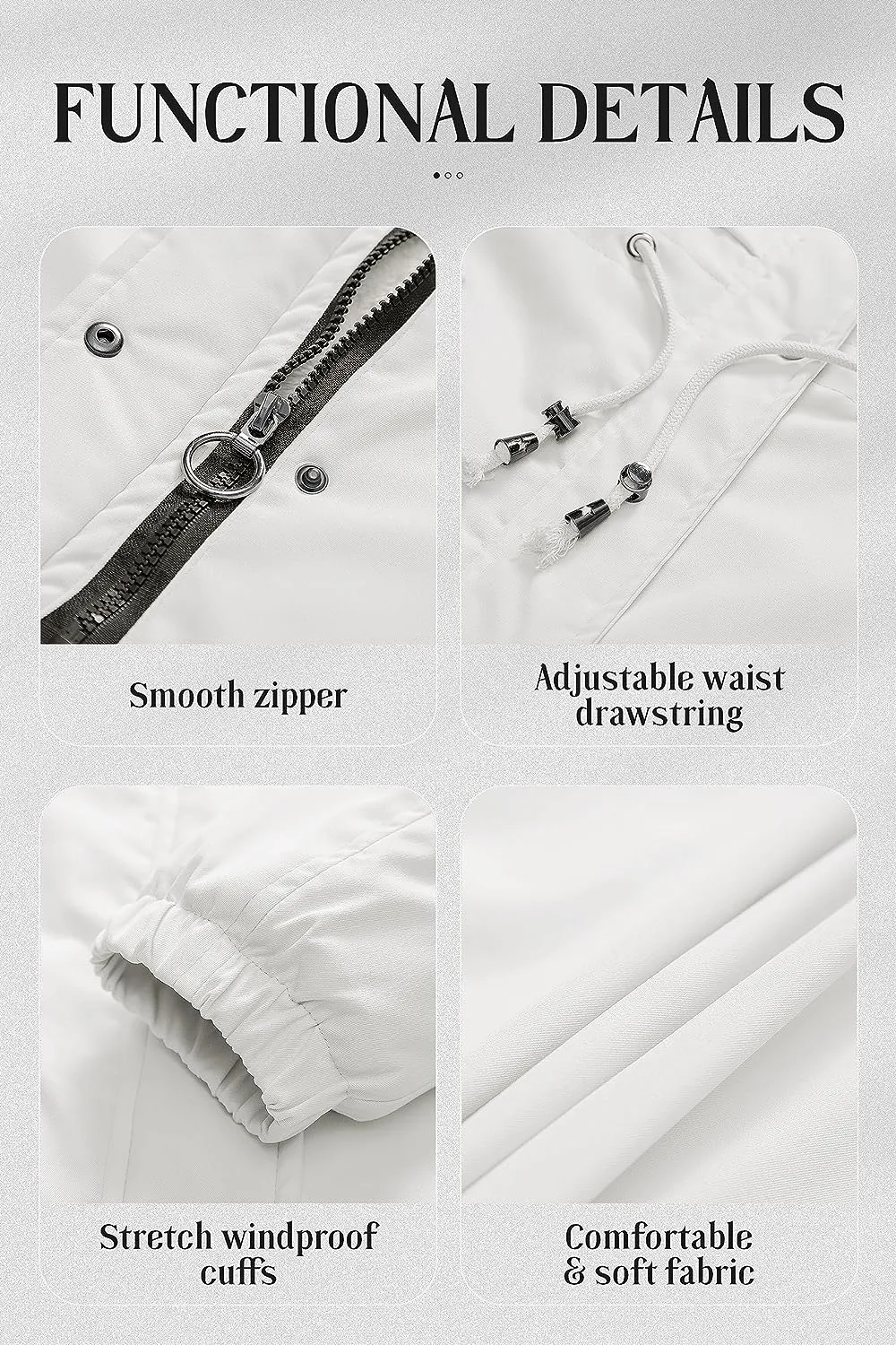 Women's Mid-Length Parka Winter Outerwear Jacket Soft Fleece Warm Snow Coat