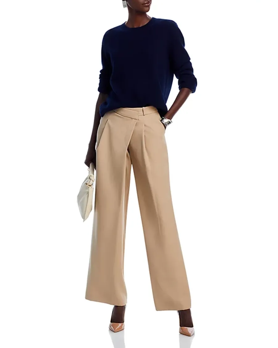 Cashmere Crewneck Long Sleeves Sweater