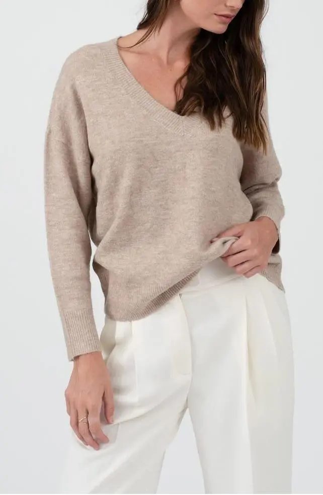 Drop Shoulder Sweater