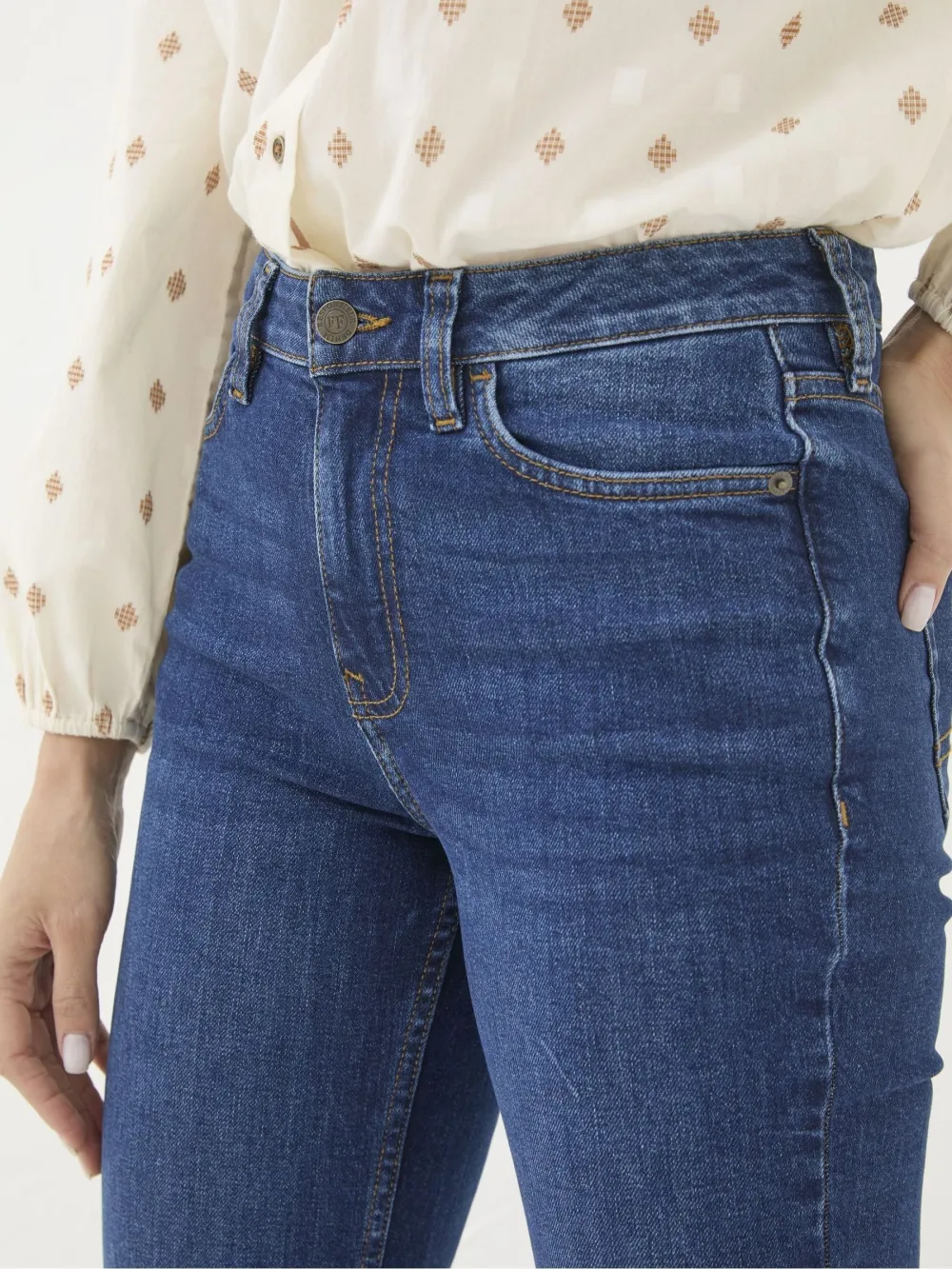 Indigo/Blue Bootcut Jeans