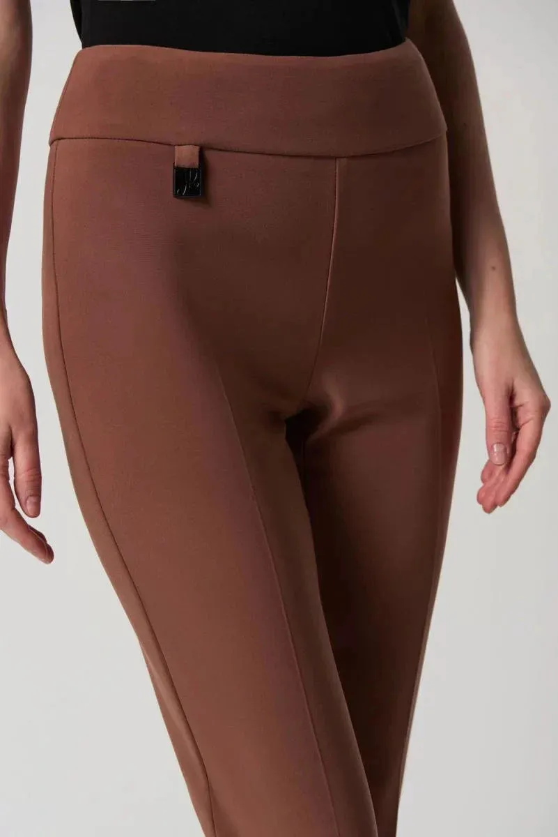 Brown Slim - Fit Ankle Pants