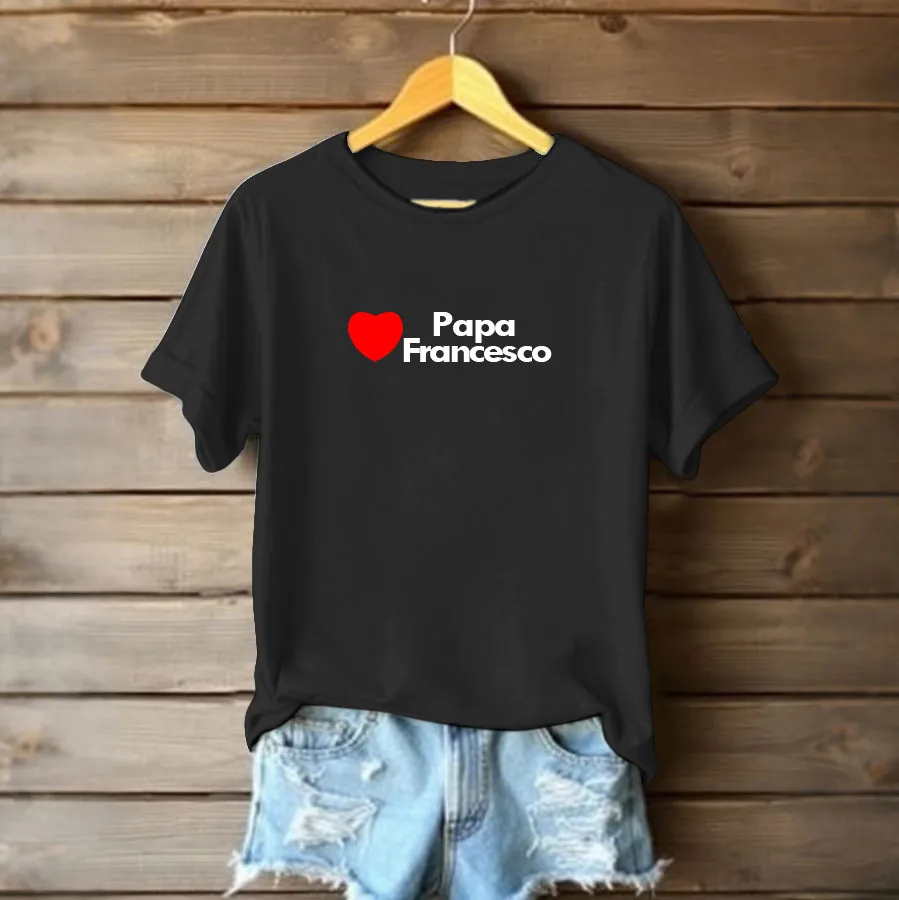 Women's Print Short Sleeve Round Neck Cotton T-Shirt