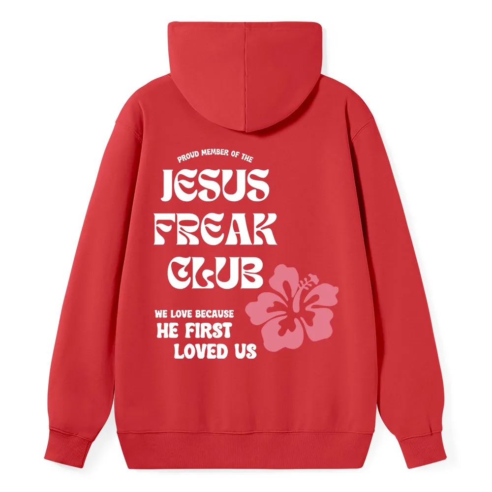 Jesus Freak Club Classic Christian Hoodie