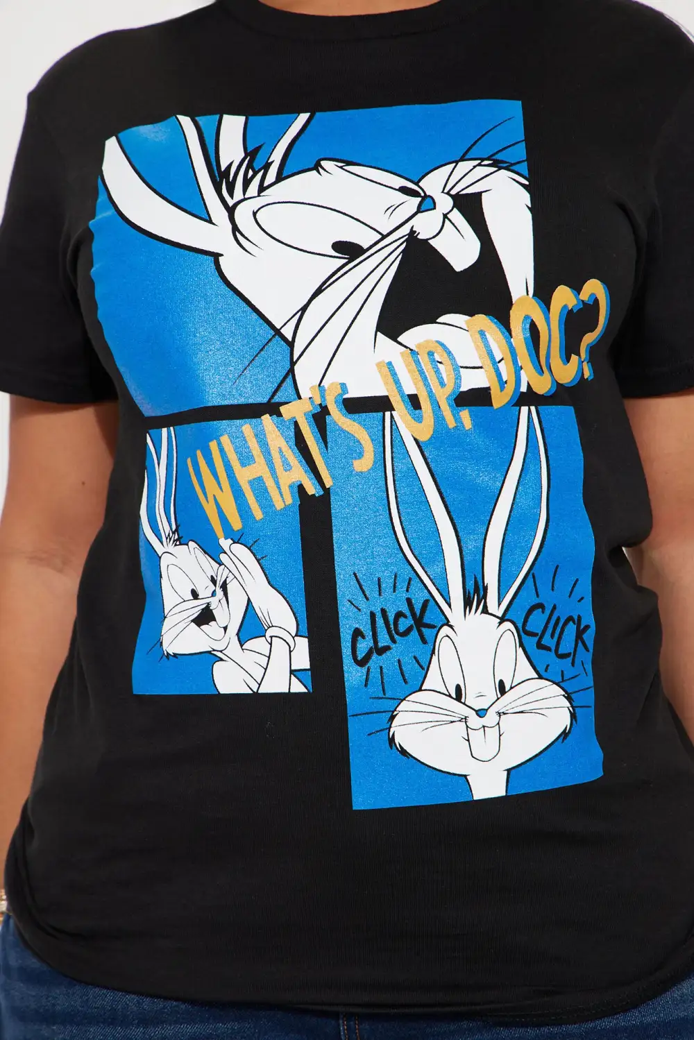 What's Up Doc Bugs Bunny Tee - Black