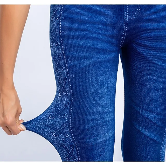 Women's High Elasticity High Waist Athletic Athleisure Black Blue S M Summer Spring