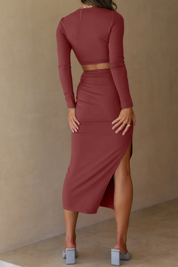 Pure Cotton Long-Sleeved Top