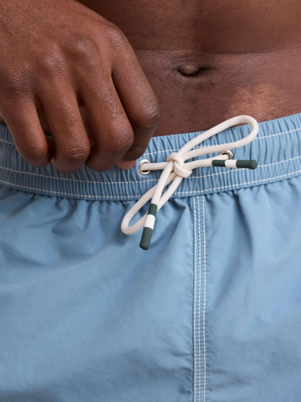 Loose Casual Comfortable Breathable Storm Blue Swim Trunks