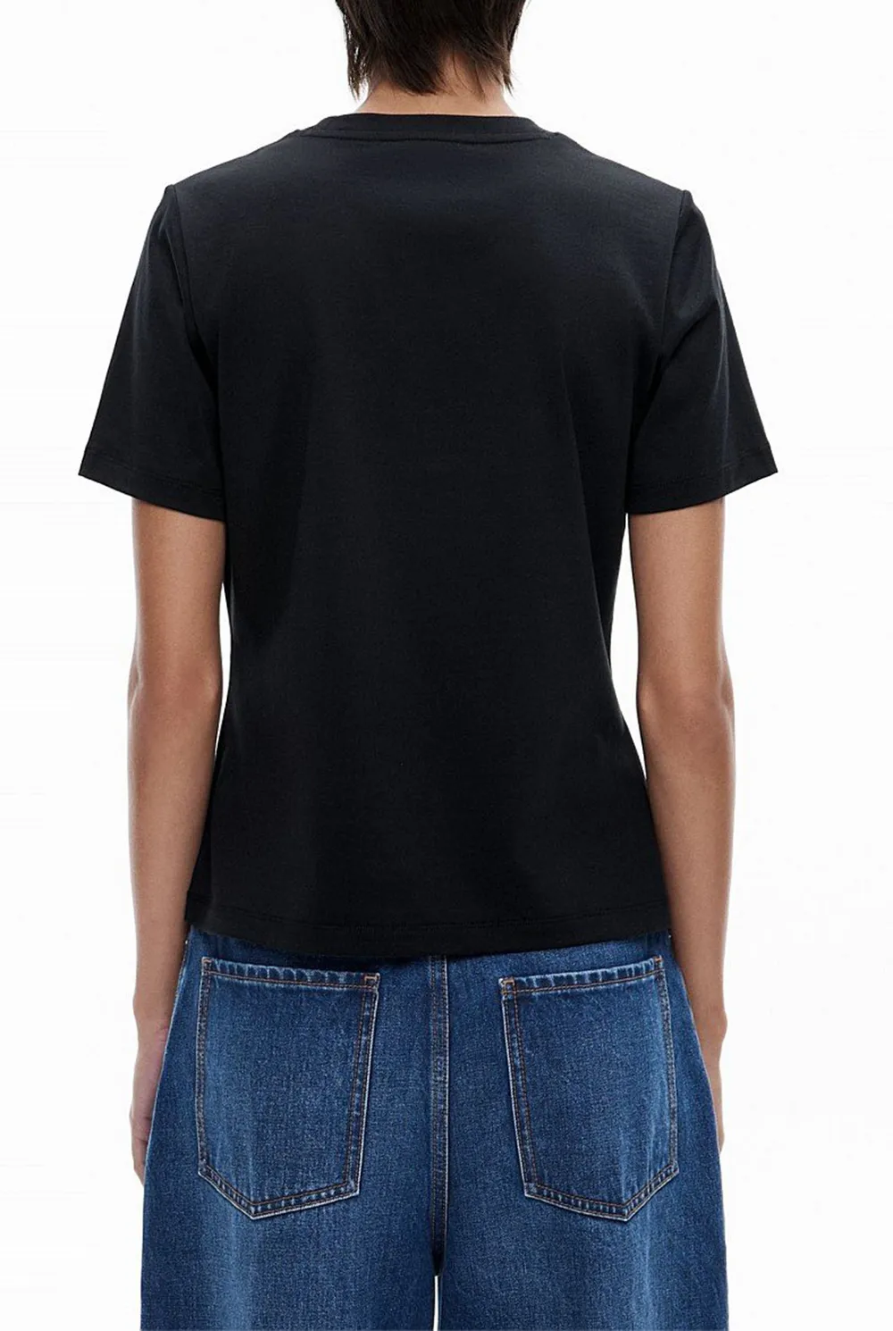 Solid Color Pure Cotton T-Shirt