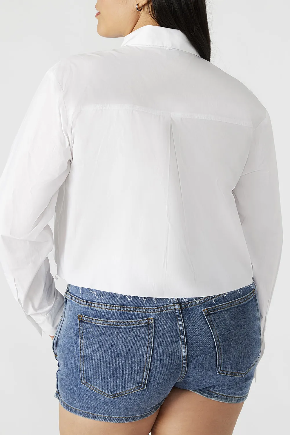 LAPEL TOP WHITE