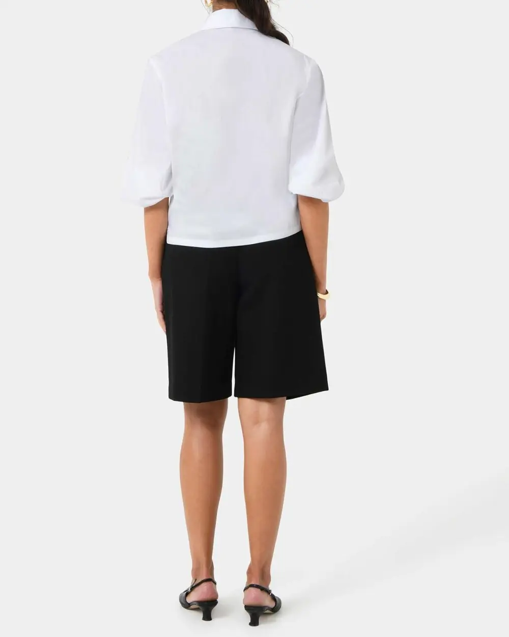 Relaxed Fit Puff Sleeve Shirt