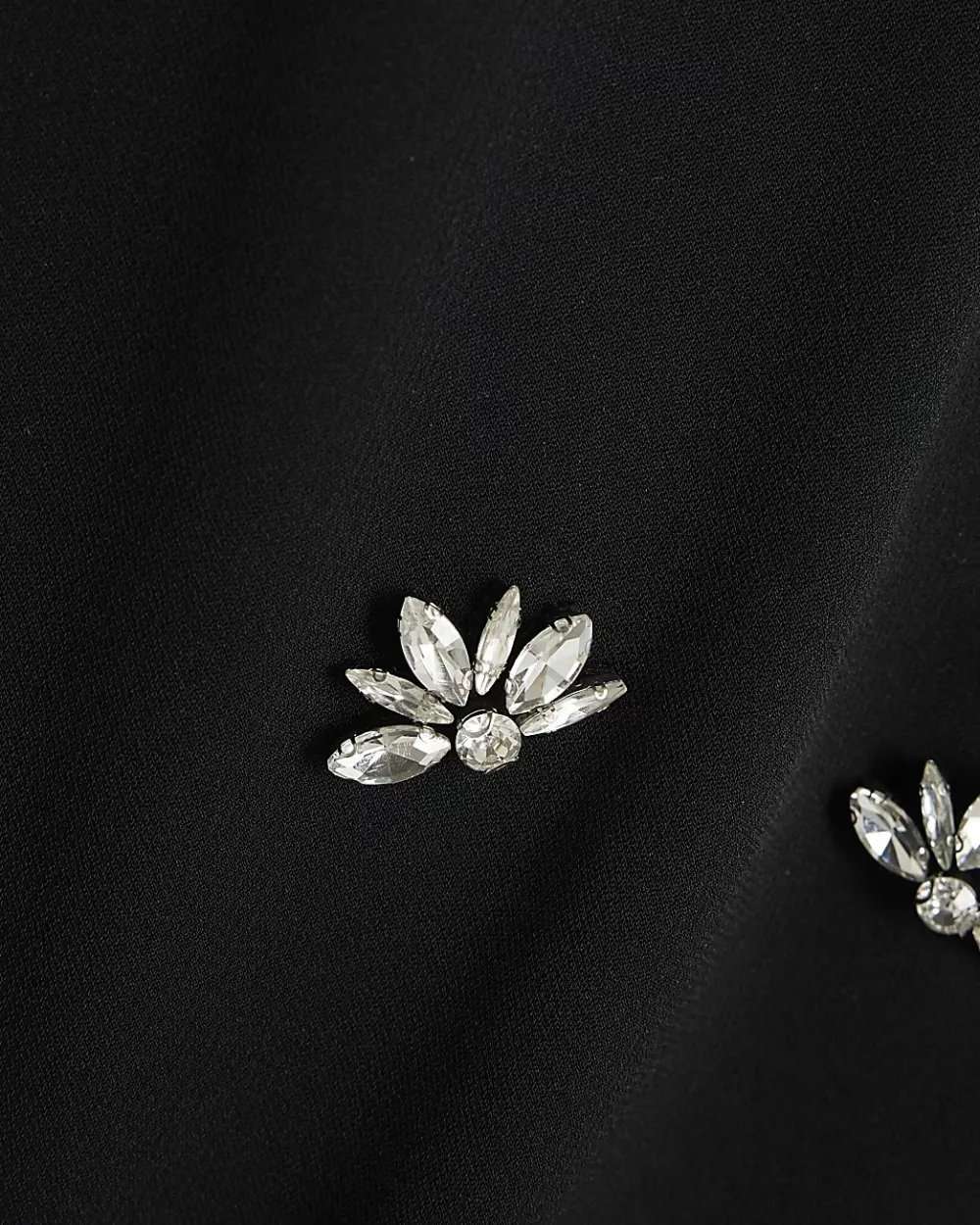 Fashionable Diamond Bow Tie Mini Dresses