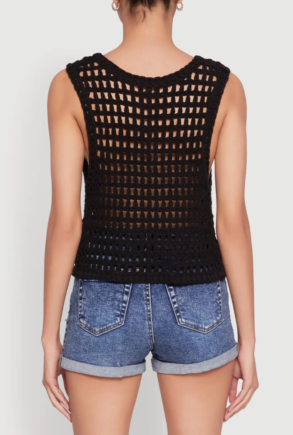 Knitted Hollow Vest