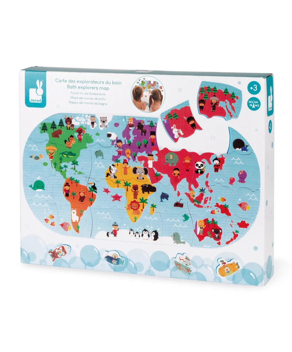Janod Bath Explorers Puzzle