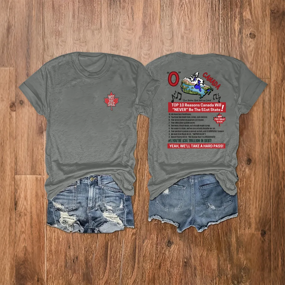 Women's Canada Are Not For Sale T-Shirt