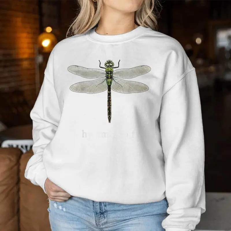 Why Am I So Fly Dragonfly Pun Insect Lover Women Sweatshirt