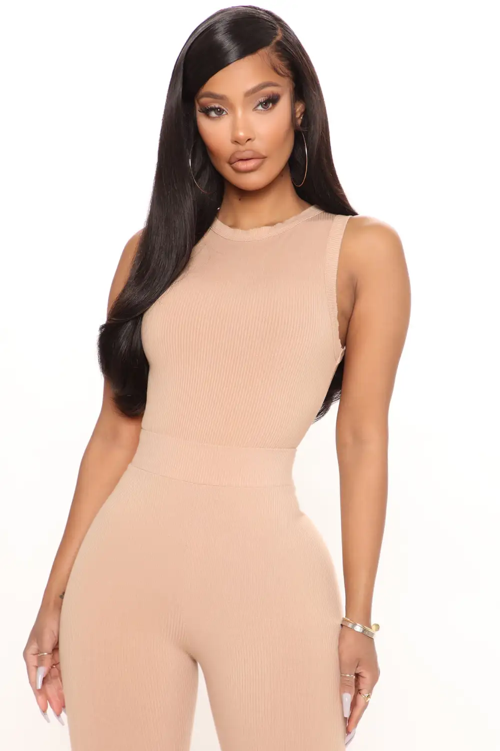 Summer Snatched Bodysuit - Beige