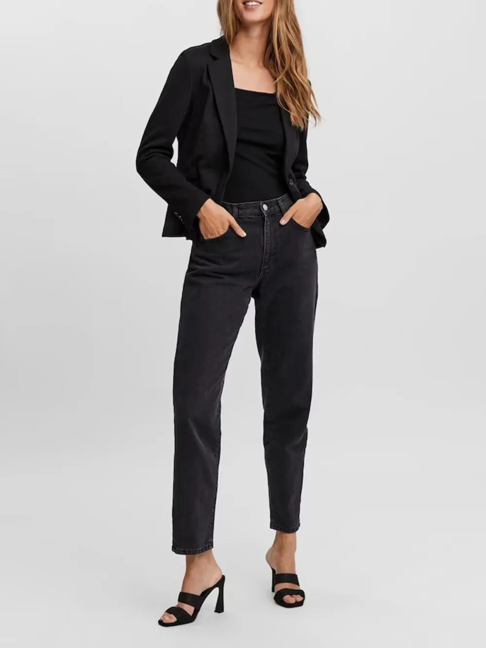 Plain Colored Casual Style Blazer