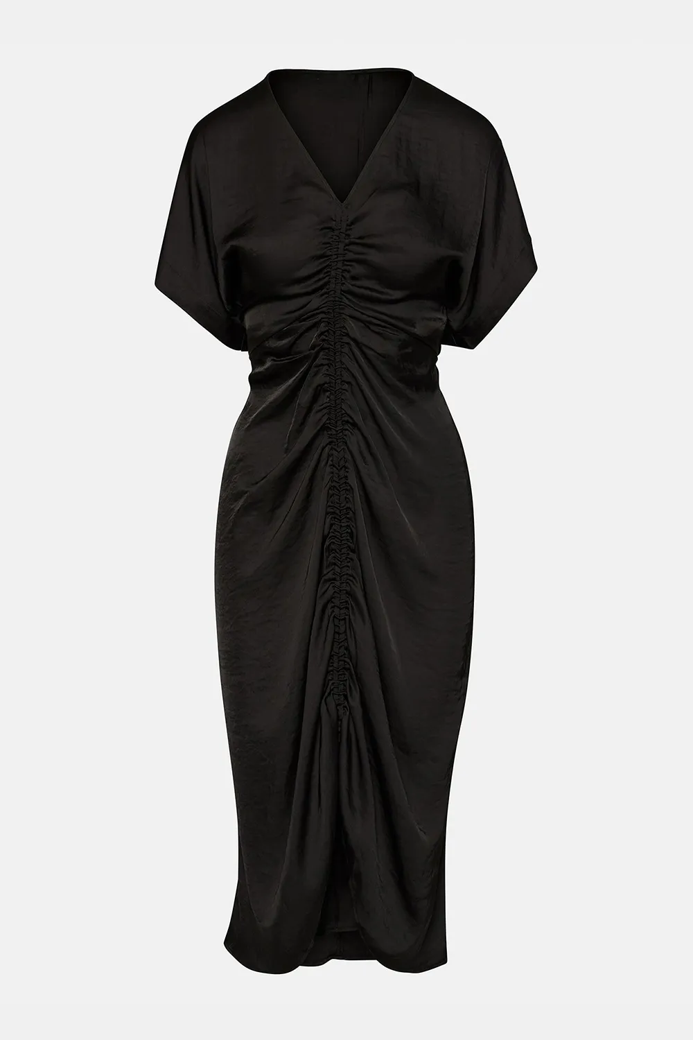 SLIGHT STRETCH DRESS BLACK